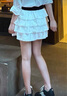 Teenie Weenie小熊半身裙女2025春季新款法式氣質(zhì)時(shí)尚拼接蛋糕裙 曬單實(shí)拍圖