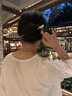 傾愛925銀發(fā)簪女款銀鑲和田玉簪子蝶戀花流蘇古風(fēng)漢服步搖七夕禮物 曬單實拍圖