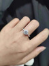 IDC河南人工造培育鉆石戒指白金群鑲六爪鉑金鉆戒求婚結婚送生日禮物 【30分】鉑金D色/VVS/NGIC證書 曬單實拍圖