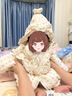 巴拉巴拉童裝嬰兒羽絨服女童寶寶冬季短款外套兒童保暖萌男童 白綠色調00314 100 曬單實(shí)拍圖