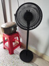 美的（Midea）【超級(jí)單品】七葉輕音立式電風(fēng)扇家用柔風(fēng)落地扇臺(tái)式桌面小型風(fēng)扇大風(fēng)量節(jié)能搖頭宿舍電扇 SAF30AB 曬單實(shí)拍圖