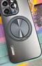 MOZK 適用蘋果14手機殼iPhone14ProMax新款炫金磨砂磁吸一體支架保護套全包防摔個性創(chuàng)意商務高級男女 蘋果14Plus【石墨黑】+鋼化膜 炫金一體支架 曬單實拍圖