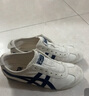 Onitsuka Tiger鬼塚虎春夏男女帆布一腳蹬懶人鞋MEXICO 66? SLIP-ON 1183A360 米色/藏青色 37.5 曬單實(shí)拍圖