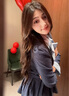 皓娥 學(xué)院風(fēng)甜美蝴蝶結(jié)假兩件收腰連衣裙女2025小香風(fēng)百褶短裙顯瘦 【藏藍(lán)色】含腰帶領(lǐng)結(jié) M 建議95-110斤 曬單實(shí)拍圖