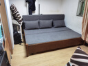 伊思帕實(shí)木沙發(fā)床小戶(hù)型客廳伸縮一體兩用可折疊2025新款單人沙發(fā)伸縮床 1.65m 天然乳膠【燈芯絨】?jì)ξ?實(shí)木靠背 曬單實(shí)拍圖