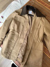 紅袖巴恩風(fēng)卡其色風(fēng)衣2025秋季新款女裝撞色PU翻領(lǐng)抽繩英倫風(fēng)高級外套 卡其038 XS 曬單實(shí)拍圖