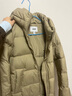 森馬（Semir）羽絨服女冬季長(zhǎng)款開叉連帽90絨子防潑水厚鵝絨服外套101724113028 曬單實(shí)拍圖
