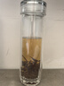 寶菲尼玻璃杯雙層高檔水杯男士高硼硅保溫茶水分離水晶個人專用泡茶杯子 【純鈦】玻璃芯鉆石透明450ML 曬單實拍圖