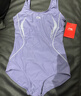 李寧（LI-NING）泳衣女連體三角易干泳裝健身競速女式泳衣紫色修身溫泉度假泳衣 紫色 L 【身高160-165體重50-55】 曬單實(shí)拍圖