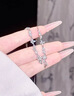 老鳳祥S925銀項(xiàng)鏈女紫藤花公主結(jié)時(shí)尚吊墜生日紀(jì)念日禮物送女友老婆 紫藤情結(jié)項(xiàng)鏈*品牌禮盒 曬單實(shí)拍圖