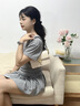 紀詩(shī)哲（GIEVSZHE）包包女包2025新款奢侈一鹿有你斜挎包 生日禮物送女友 米白色 曬單實(shí)拍圖