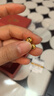 金小貅黃金轉(zhuǎn)運珠足金999大金珠8mm頂珠散珠手串diy金珠子豆豆金送禮 0.98g,大金珠【多退少補】 曬單實拍圖