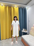 莫代爾睡裙女夏季莫代爾短袖睡衣裙子2025年新款薄款夏天冰絲連衣裙 1124暖白 L 曬單實(shí)拍圖