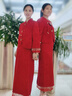 枝己新中式秀禾服新娘2025新款結婚禮服敬酒服古裝嫁衣訂婚晨袍 S2509(僅女裝) S 曬單實(shí)拍圖