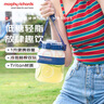 摩飛電器（Morphyrichards）榨汁機 榨汁桶便攜榨汁杯無(wú)線(xiàn)充電果汁杯隨行杯1升容量戶(hù)外果茶冷泡桶迷你小胖噸MR9805 Nano版 藍 曬單實(shí)拍圖