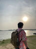 NASALIKE夏季印花襯衫粉色碎花沙灘海邊清新休閑原宿風(fēng)男女短袖寬松五分袖 粉色 XL 曬單實(shí)拍圖