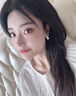 老廟S925純銀葉子珍珠耳扣女氣質(zhì)時(shí)尚百搭耳圈清新小眾設(shè)計(jì)耳環(huán)感 S925純銀葉子珍珠耳扣 曬單實(shí)拍圖