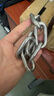 嚴(yán)品安防 不銹鋼鏈條8MM*1米  防盜鏈 鎖鏈 長(zhǎng)環(huán)鐵鏈 金屬鏈條  曬單實(shí)拍圖