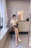 鉑吶苓瑪麗珍小皮鞋女春夏高跟鞋粗跟淺口圓頭仙女風(fēng)單鞋法式一字帶女鞋 瑪麗珍小皮鞋【米白】 38 曬單實(shí)拍圖