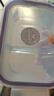 茶花（CHAHUA）分格玻璃飯盒可微波爐加熱上班專(zhuān)用保鮮保溫便當學(xué)生帶蓋餐盒 紫色【雙格大號】 650ml 曬單實(shí)拍圖