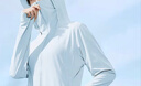 名創(chuàng  )優(yōu)品（MINISO）薄荷綠防曬衣女2025新款小個(gè)子夏季休閑冰絲速干防曬服潮流女裝薄 【涼感防曬 大帽檐】冰川藍(純色) UPF50+ M 【輕盈透氣】 曬單實(shí)拍圖