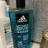 阿迪達(dá)斯 （adidas）男士沐浴露洗發(fā)水洗面奶三效合一游泳去氯熱情冰點(diǎn)舒緩套裝1.8L 曬單實(shí)拍圖
