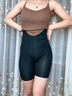婷美（GRACEWELL）收腹提臀褲女夏季薄款清涼透氣高腰產(chǎn)后塑形無(wú)痕翹臀內褲 黑色M 曬單實(shí)拍圖