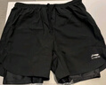 李寧（LI-NING）泳褲男士游泳褲平角雙層沙灘褲防霧泳鏡泳帽套裝24-37XL 曬單實(shí)拍圖