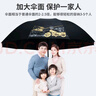 紅葉五人超大黑膠雨傘大號防風雨傘加粗加固雨傘男女商務晴雨兩用傘 藏青色 10骨 摩托傘面?zhèn)阆?30cm 曬單實拍圖