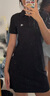 Calvin KleinJeans夏季女士休閑通勤ck字母修身顯瘦V字POLO領連衣裙J223498 ACF-象牙白 S 曬單實拍圖
