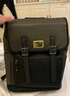 新秀麗（Samsonite）時尚升級潮流旅行背包戶外出行休閑雙肩包通勤電腦包翻蓋男TR1 軍綠色 曬單實拍圖