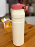 STANLEYAEROLIGHT 2.0不銹鋼折疊吸管保溫瓶710毫升-粉金奶油 曬單實拍圖