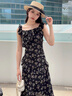 COYOJOR希遙家赫本風(fēng)拉菲草帽女夏季法式平頂禮帽遮陽(yáng)帽2025新款出游防曬太陽(yáng)帽 草本黑 可調(diào)節(jié) 曬單實(shí)拍圖