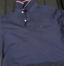 TOMMY HILFIGER【珠地網(wǎng)眼】夏季男透氣舒適鑲邊翻領(lǐng)T恤/純色修身多色短袖POLO 【合身款】午夜深藍CHS L 曬單實(shí)拍圖