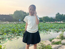 LUSON陳大豬童裝女童裙子夏季2025新款女孩泡泡裙兒童半身裙短款 曬單實(shí)拍圖