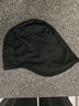 速比濤（Speedo）舒適透氣速干游泳布帽高彈不勒頭游泳訓(xùn)練裝備 黑色 曬單實(shí)拍圖