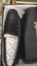 沙馳（SATCHI）男鞋 高檔男士休閑鞋豆豆鞋一腳蹬休閑皮鞋 402322262Z 黑色 41  曬單實(shí)拍圖