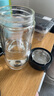 富光玻璃杯雙層鵝蛋形水杯加厚隔熱耐高溫透明杯子茶杯刻字便攜車(chē)載 黑色400ml(亮面蓋) 曬單實(shí)拍圖