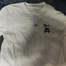 名創(chuàng)優(yōu)品（MINISO）短袖男純棉休閑寬松夏季圓領(lǐng)百搭青少年潮流半袖t恤 淺米 L 曬單實拍圖