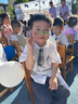25夏男童襯衫兒童上衣嬰幼童學(xué)院風(fēng)酷帥翻領(lǐng)短袖襯衫含格子領(lǐng)帶 白色 130 曬單實(shí)拍圖