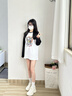 EXULL依思Q老爹鞋女款2025新款春秋季增高厚底透氣網(wǎng)面鞋休閑百搭時尚運(yùn)動鞋 米色 37 曬單實(shí)拍圖