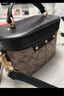 蔻馳（COACH）女包 KAY CROSSBODY 時尚百搭盒子包單肩斜挎手提包情人節(jié) 卡其配黑色78277IMCBI 曬單實拍圖