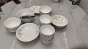 琉皓景德鎮(zhèn)碗盤餐具整套 釉下彩喬遷瓷器碟子套裝家用 馨香 40件套 曬單實(shí)拍圖
