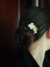 向晚發(fā)簪發(fā)卡四葉草U型發(fā)簪發(fā)夾女后腦勺盤(pán)發(fā)神器高級感發(fā)夾簪子發(fā)飾 曬單實(shí)拍圖
