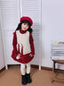 G.DUCKKIDS小黃鴨拜年服女童連衣裙冬季兒童過(guò)年喜慶裙子女寶寶冬裝新年衣服 毛衣裙子套裝 110 建議4~5歲【100-110cm】cm 曬單實(shí)拍圖