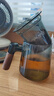 美斯尼 泡茶杯玻璃茶杯加厚耐熱墨綠色玻璃杯過(guò)濾茶水分離杯茶具花茶杯 曬單實(shí)拍圖
