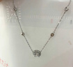 CAROMAY純銀項(xiàng)鏈高級感輕奢吊墜生日送女友老婆情人節(jié)禮物紀(jì)念日表白首飾 星光純銀項(xiàng)鏈 曬單實(shí)拍圖
