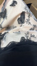 shunya潮牌網(wǎng)紗刺繡連衣裙新款夏女裝寬松遮肚顯瘦短袖小個(gè)子國潮裙子 香檳色 3XL 曬單實(shí)拍圖