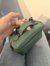 瓏驤（LONGCHAMP）新品 女士牛皮迷你手提單肩斜挎包盒子包化妝包女包10187 987 D90 鼠尾草綠 曬單實(shí)拍圖