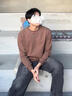 真維斯長袖T恤男重磅秋季新款咖色男士內(nèi)搭打底圓領(lǐng)寬松純色百搭衛(wèi)衣潮T 咖色 XL 140-160斤 曬單實(shí)拍圖